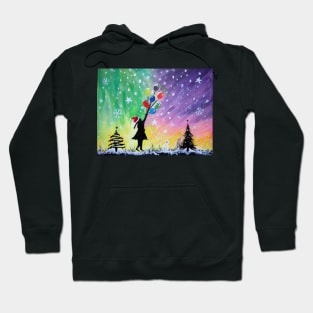 Banksy Balloon Girl Christmas Style Hoodie